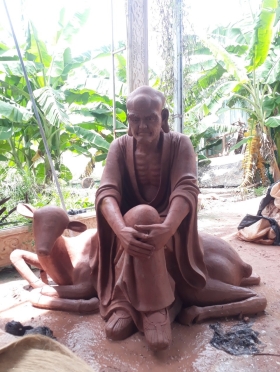 MẪU TƯỢNG LA HÁN TỌA LỘC
